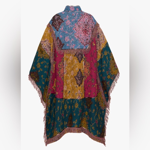 Zara Atelier Patchwork Poncho Limited Edition - Picture 2 of 13